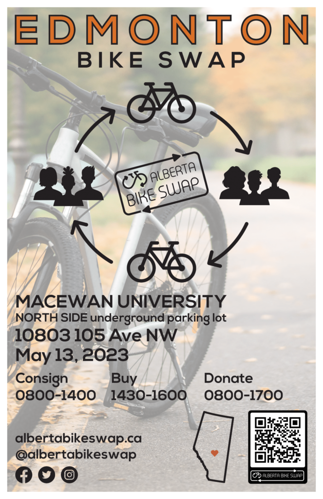 Edmonton Bike Swap May 13, 2023